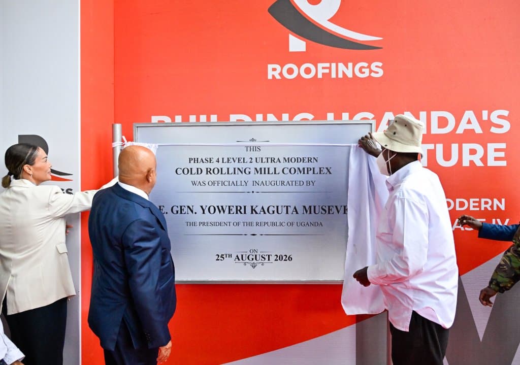 President Museveni Commissions Roofings Group’s Phase IV Steel Rolling Mill Complex in Namanve