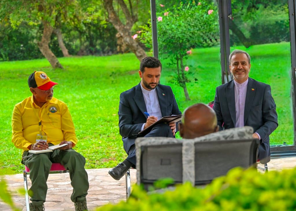 President Museveni has hosted Iranian Ambassador Majid Saffar in Kyankwanzi, discussing ways to strengthen cooperation between Uganda and Iran.