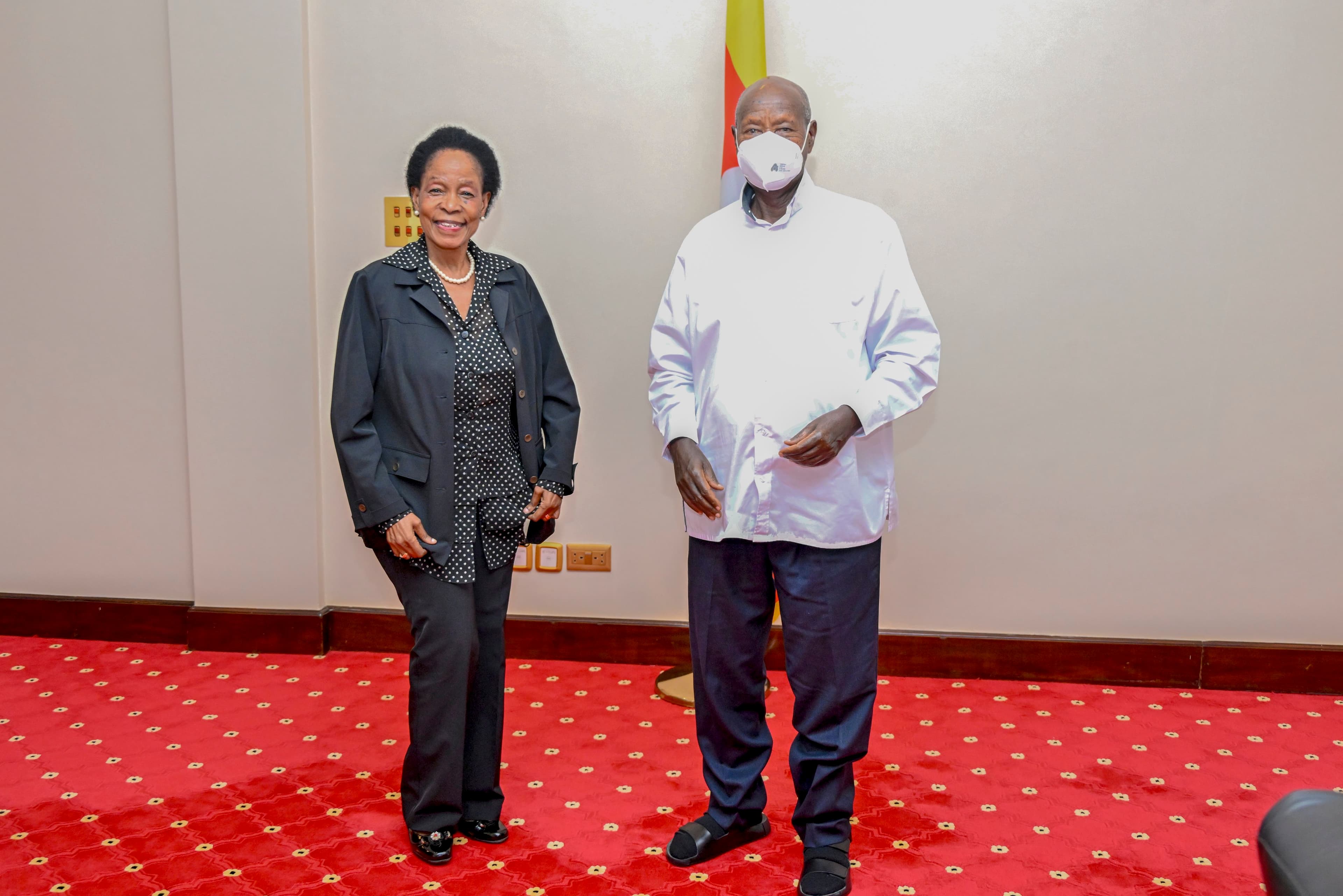 Museveni, Tanzania’s Prof. Anna Tibaijuka Discuss Bilateral Relations