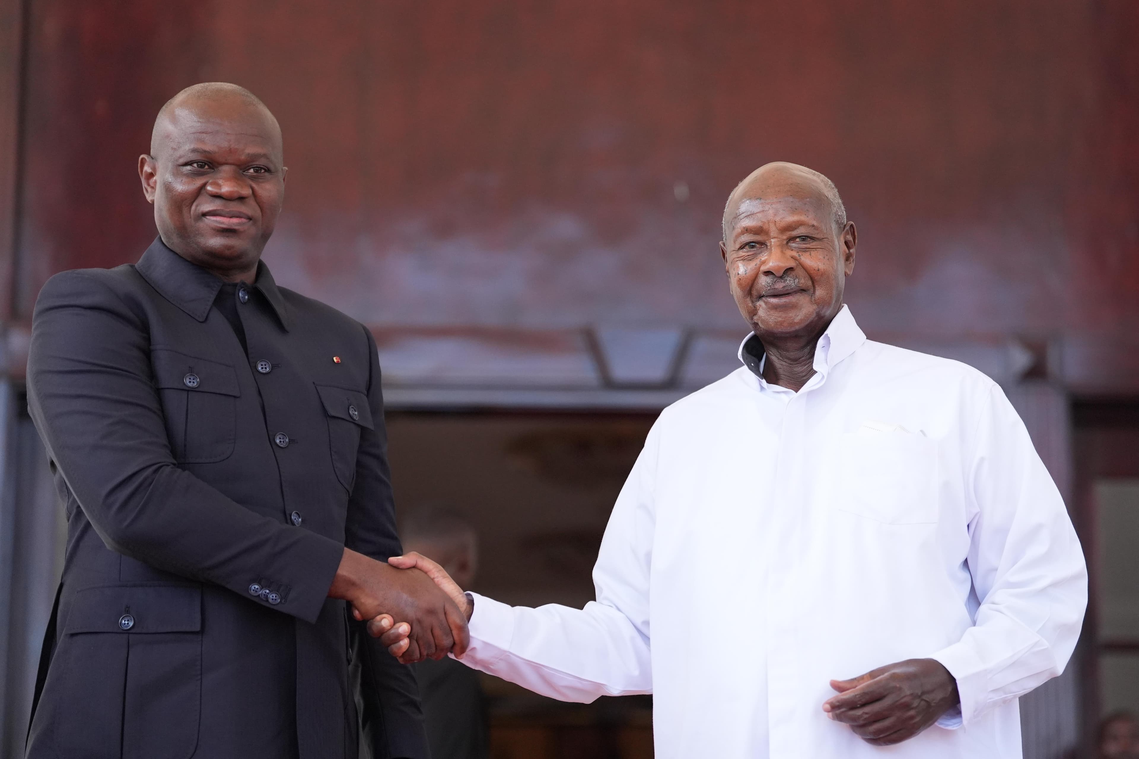 Museveni, Gabonese President Nguema Discuss Value Addition, Military Ties