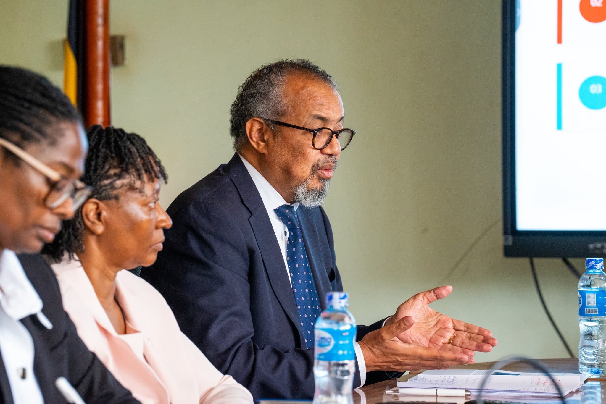 The Director-General of the World Health Organization, Tedros Adhanom Ghebreyesus.
