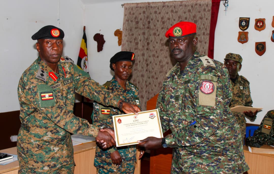 The UPDF and the International Committee of the Red Cross have concluded a specialized legal course to guide soldiers during domestic security deployments.