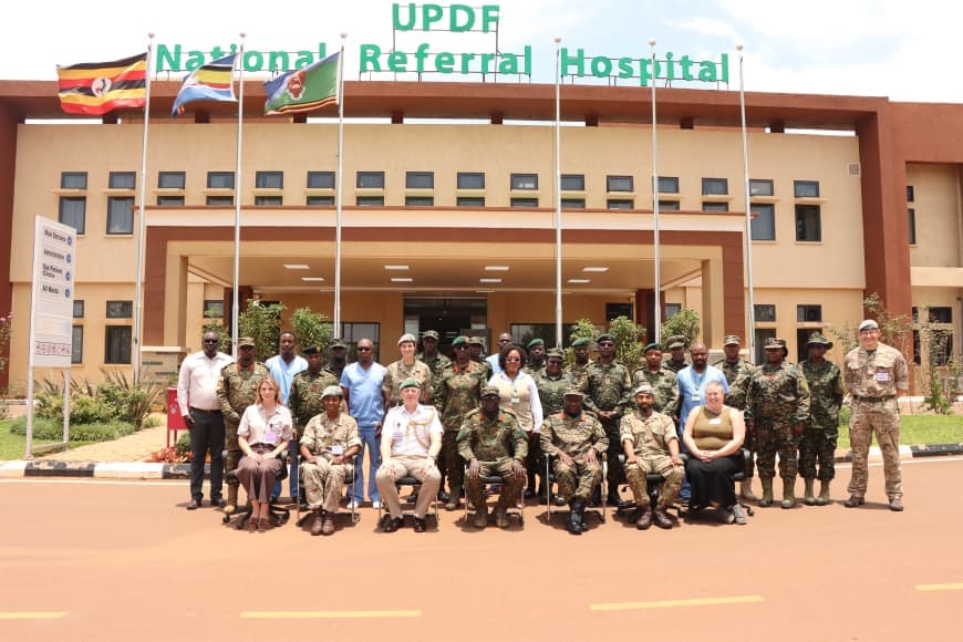 UPDF Medical Personnel Undergo Emergency Life Support Training with UK Specialists at Mbuya