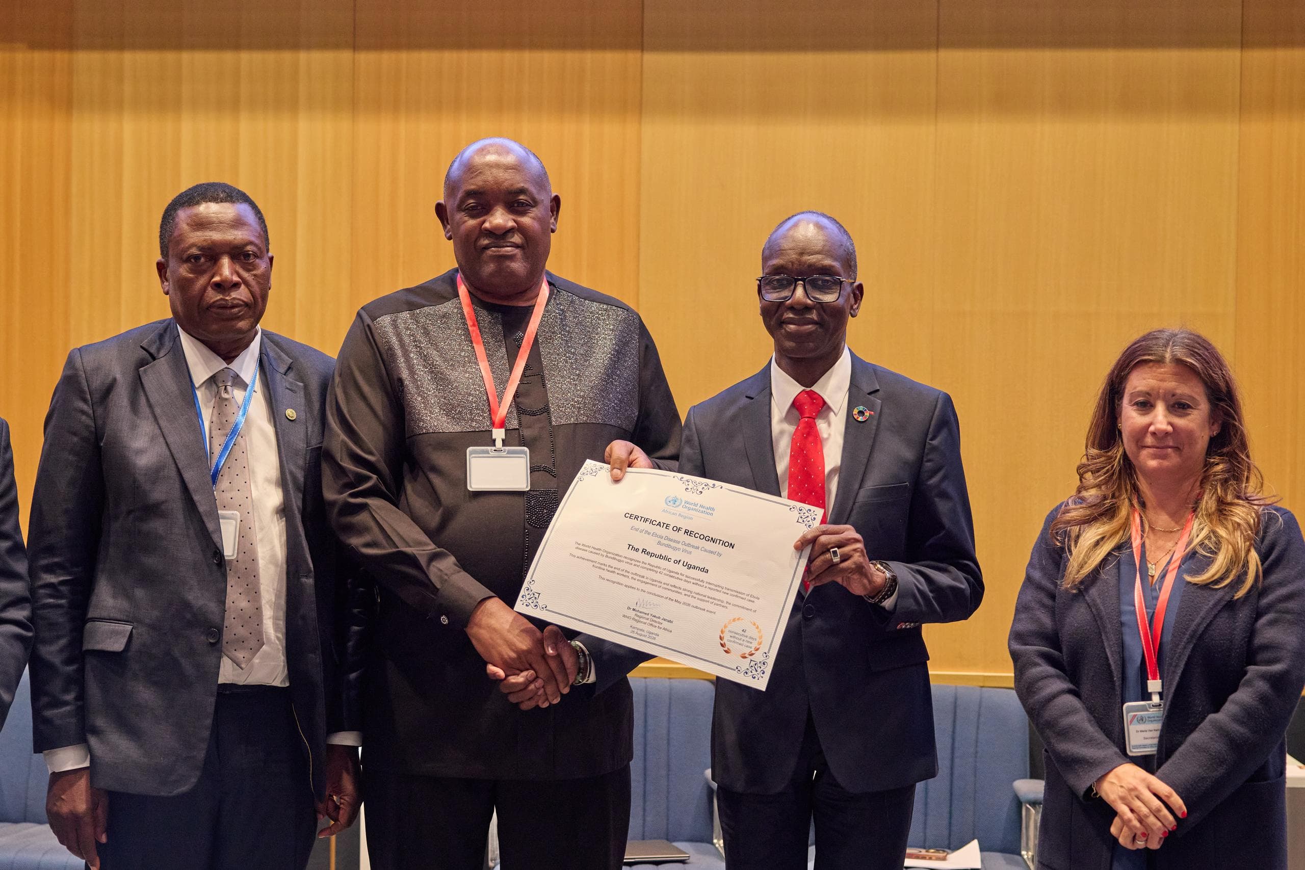 WHO and Africa CDC Declare Uganda Ebola-Free After Successful 42-Day Countdown