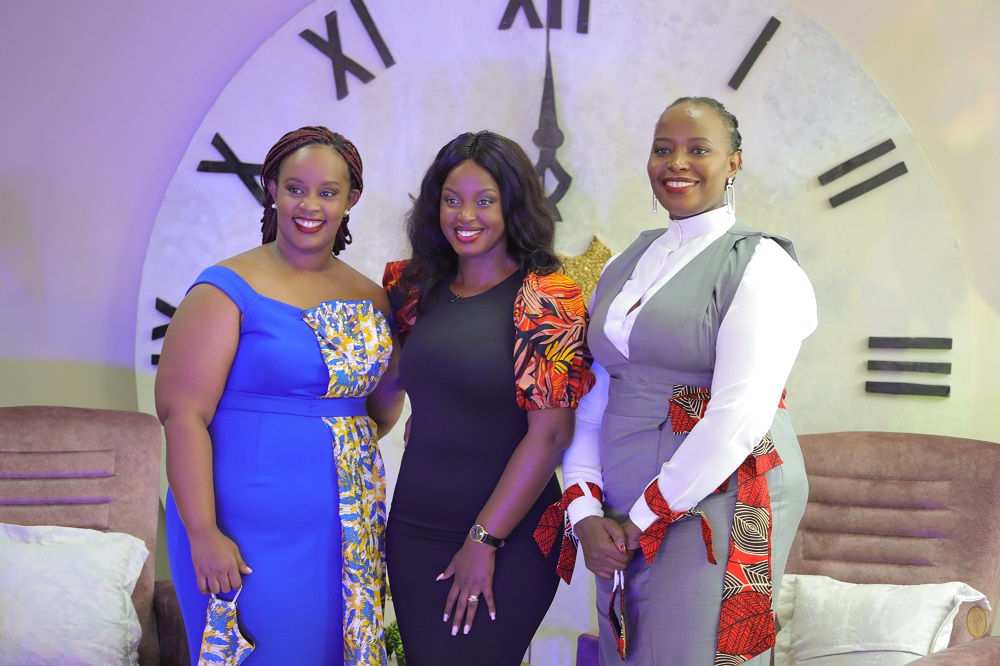 Nellie Mwandha, Head of Customer Value Management, Flavia Tumusiime Kabuura and Eunice Kanyesigye, HR & Training Manager at MultiChoice Uganda