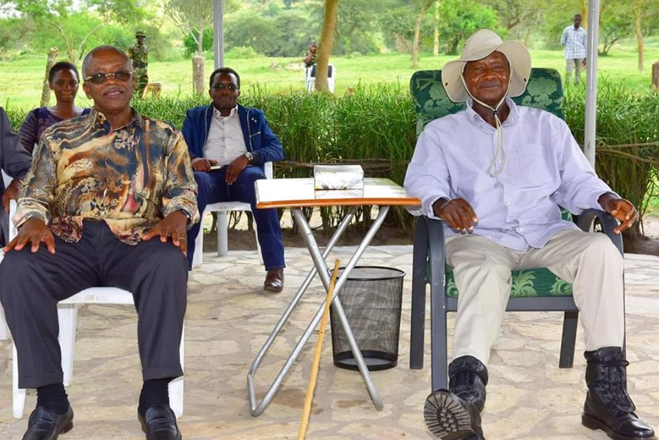 Museveni and Mbabazi 