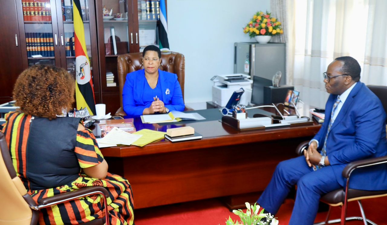 Speaker Anita Among meets UHRC chairperson
