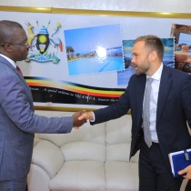 Minister of State for Foreign Affairs John Mulimba hosted a diplomatic engagement with Joe Dashley