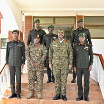 CDF Meets Delegation from Rwanda Defense Forces