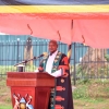 President Museveni speaking at the event 