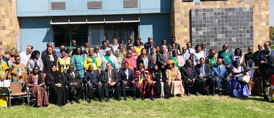 Members of the Pan African Parliament, shortly after openning of the session. Courtesy photo