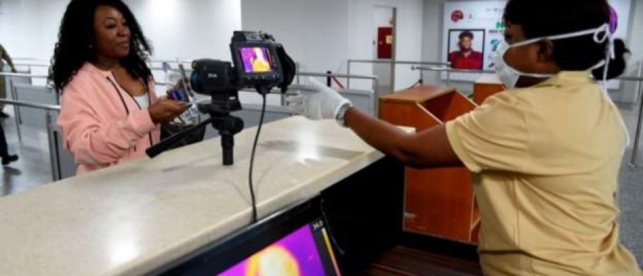 Travellers are screened on arrival as a precaution. Courtesy photo
