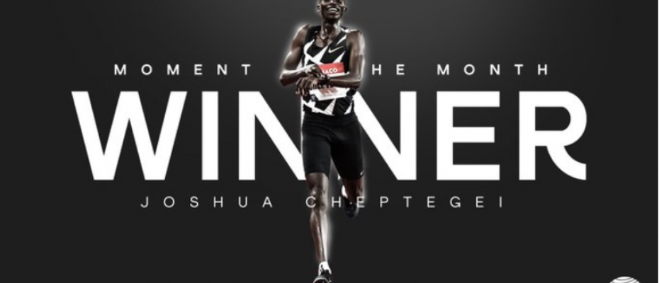 Cheptegei has been voted World Athlete of the Month
